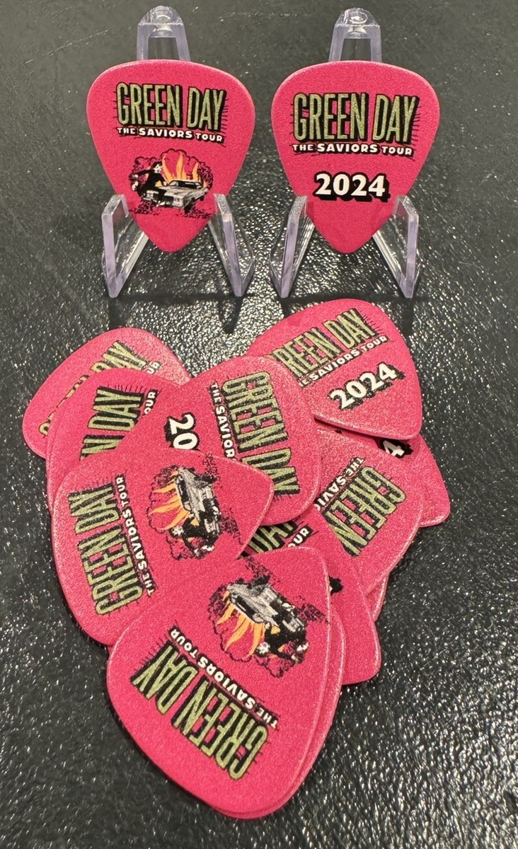Green Day - The Saviors 2024 Tour - Collectible Guitar Pick | eBay