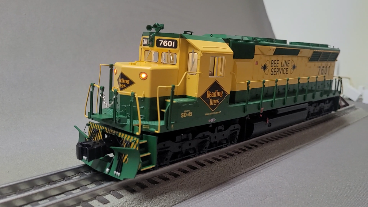 LIONEL READING LEGACY SD45 DIESEL LOCOMOTIVE ENGINE #7601 O GAUGE