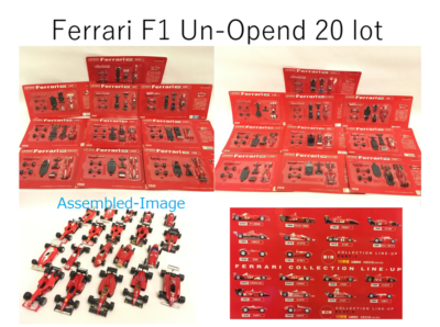 Ferrari 1/64 Kyosho x Dydo F1 Vol.1&2 Complete 20 Cars lot
