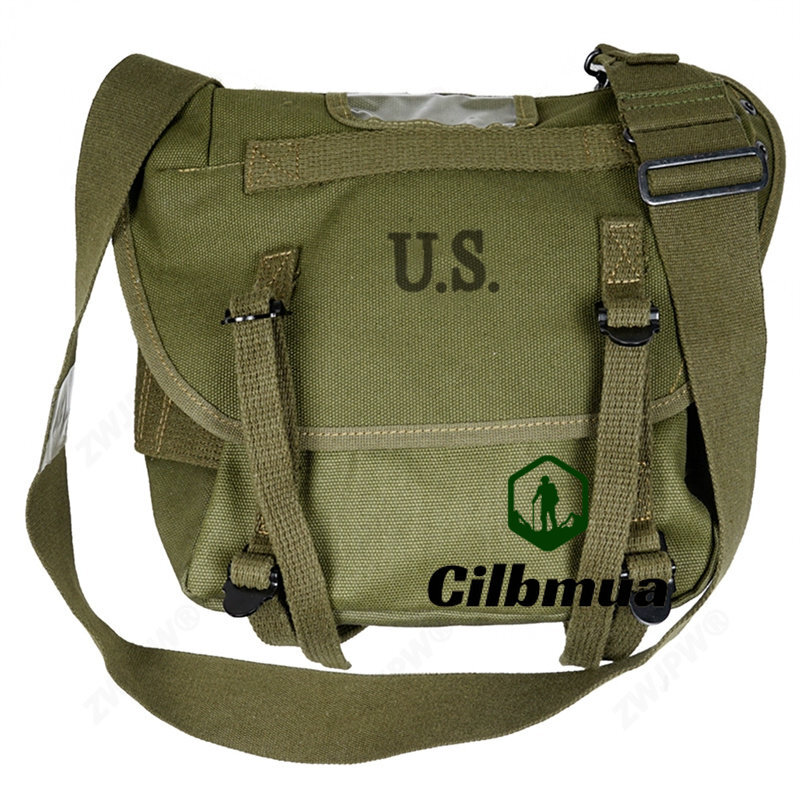 US Vietnam Era Canvas M1961 Butt Pack Bag Pouch Combat Field Gear