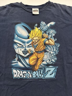 Vintage Dragon Ball Z DBZ Shirt 1999 Goku Vegeta Gohan Trunks