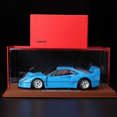 Kyosho x BBR 1:18 Ferrari F40 Blue Limited Diecast Car Model Fully