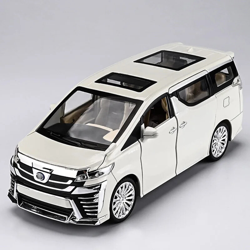 1:24 Toyota VELLFIRE MPV Alloy Car Model Diecast Toy Vehicles
