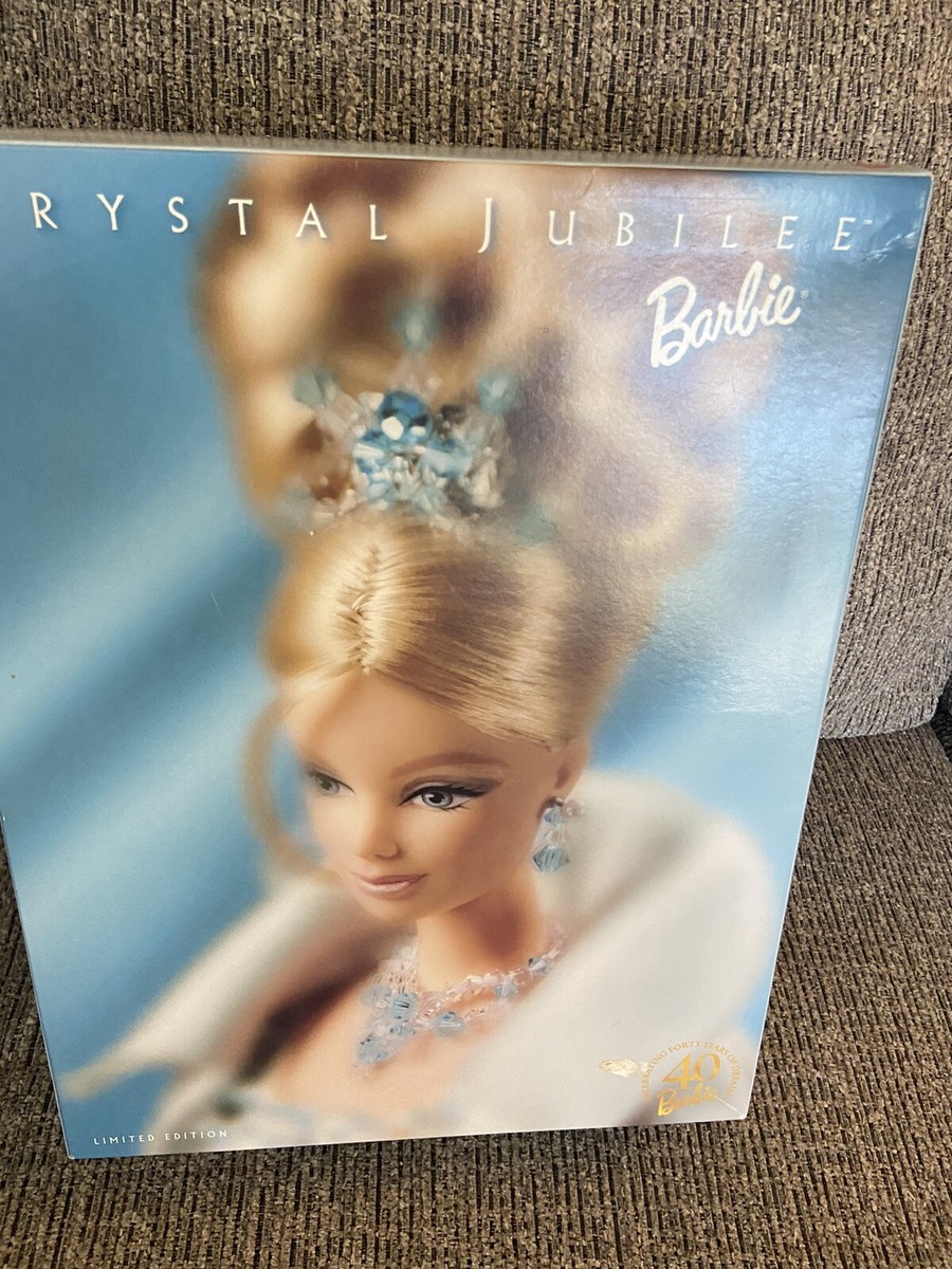 1998 Mattel Crystal Jubilee Barbie - Limited Edition - 40th