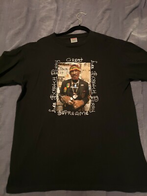 Supreme S/S 2010 Lee Scratch Perry picture T Shirt SIZE L Great