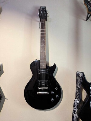 Ibanez (N427) Black Solid Body Guitar Single Cut with guitar bag