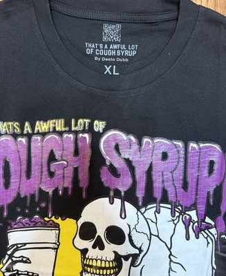 That's A Awful Lot Of Cough Syrup T Shirt Black Size XL | eBay