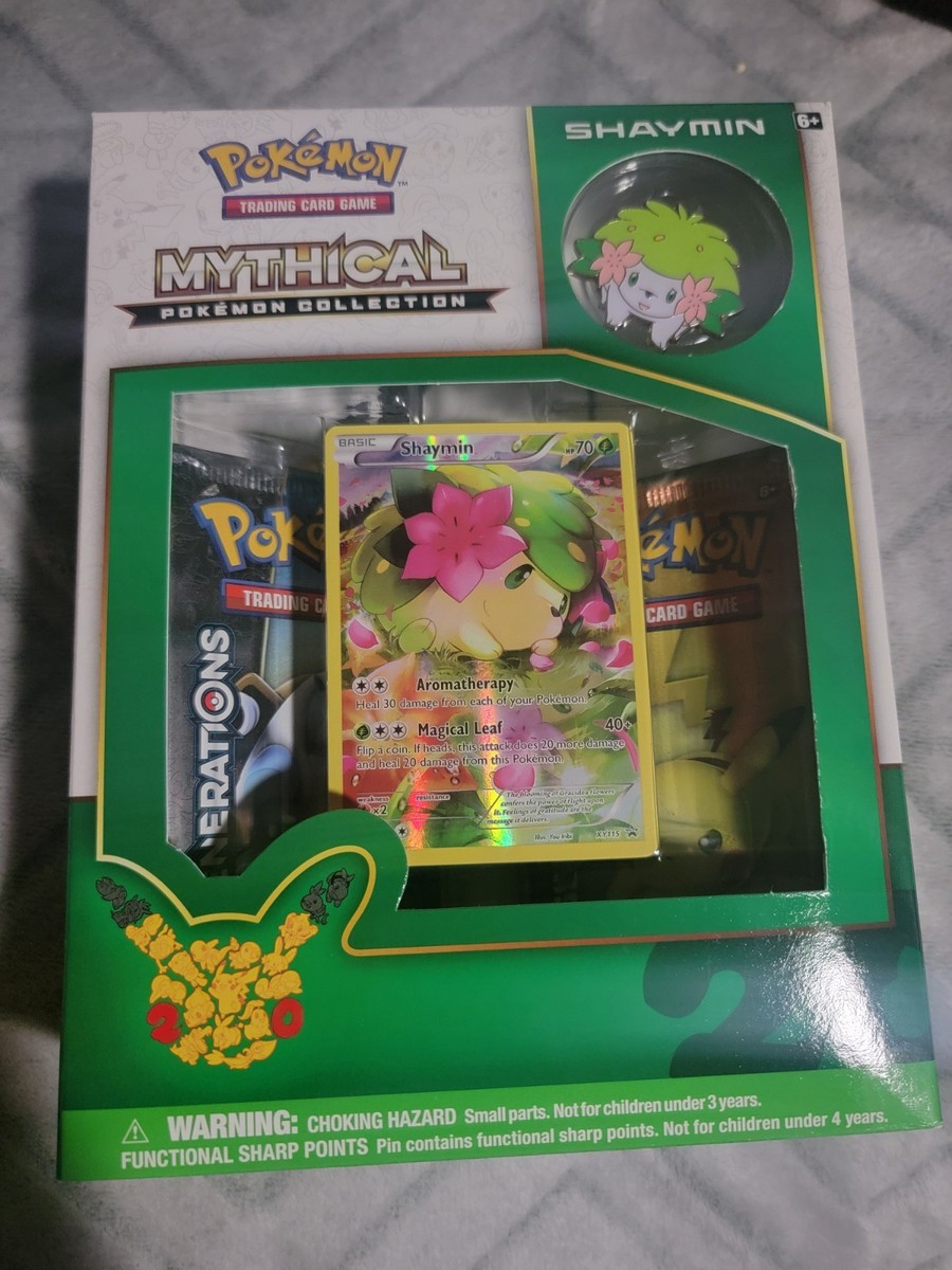 Pokemon Mythical Collection Pin Box 20th Anniversary- Shaymin NEW