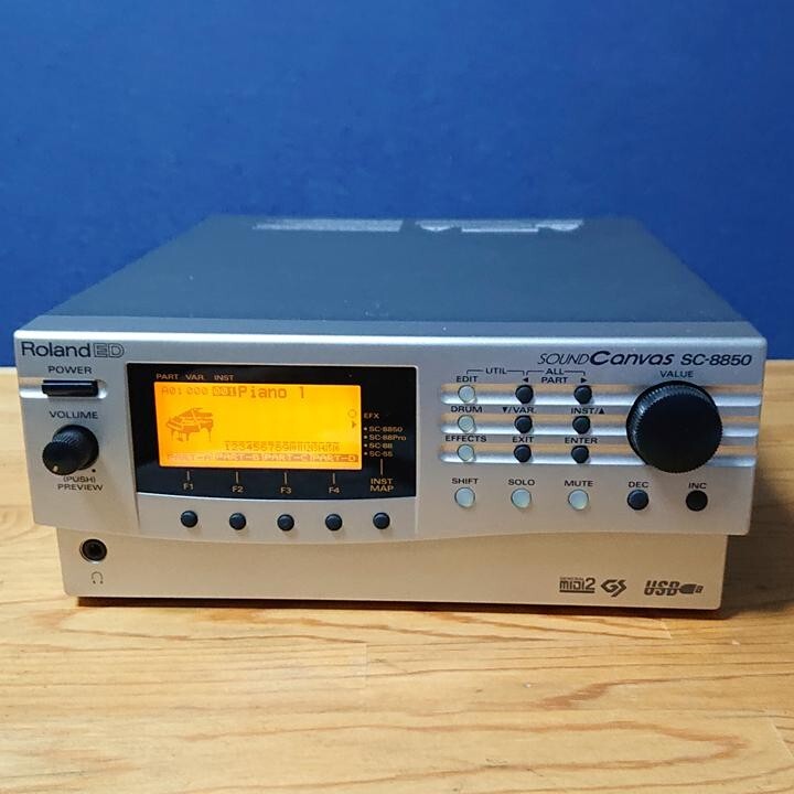 Roland SC-8850 SC8850 SOUND Canvas General MIDI sound modules Used