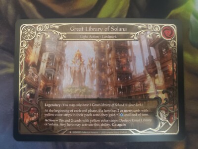 Great Library of Solana Cold Foil - Monarch 1st Edition - Flesh