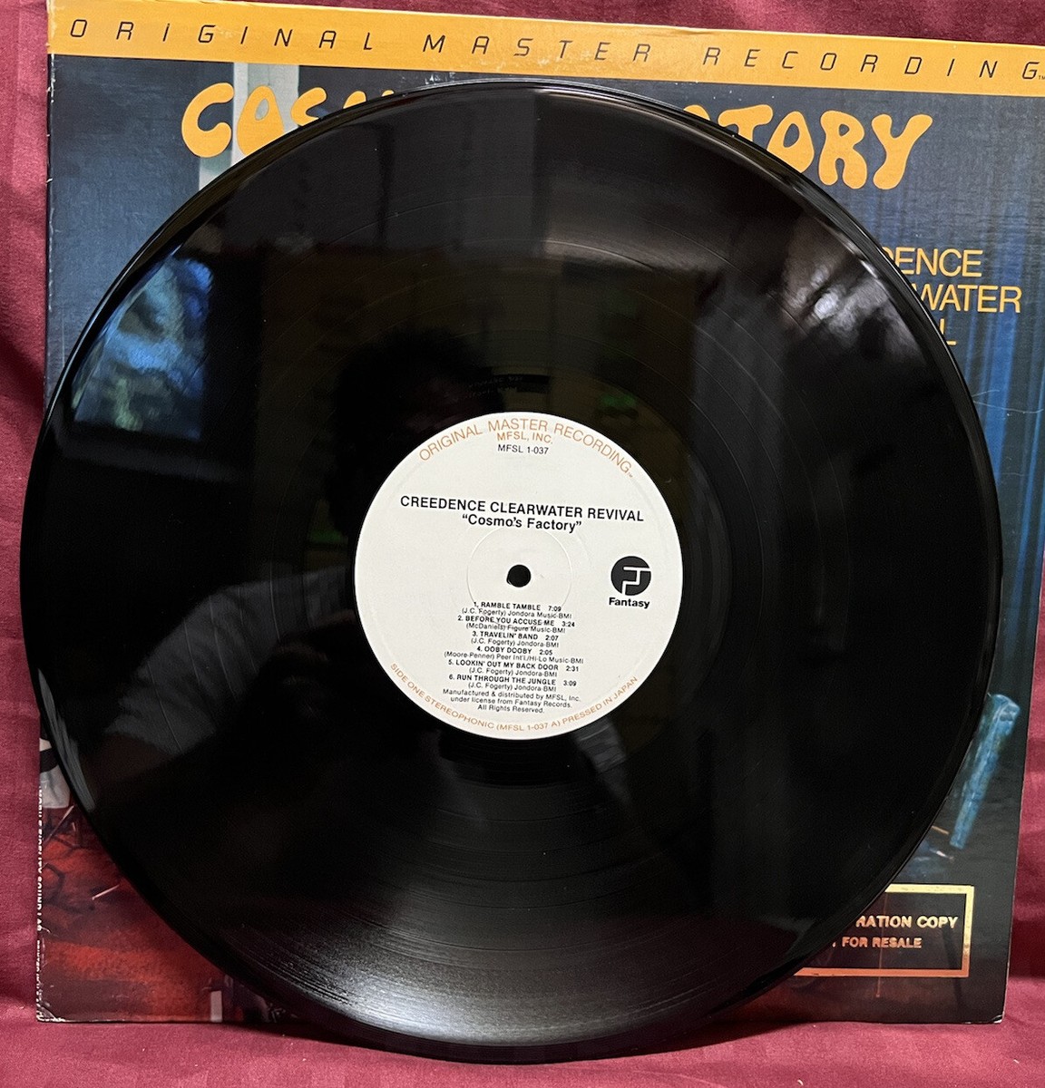 NM LP Creedence Clearwater Revival Cosmo's Factory Promo Master
