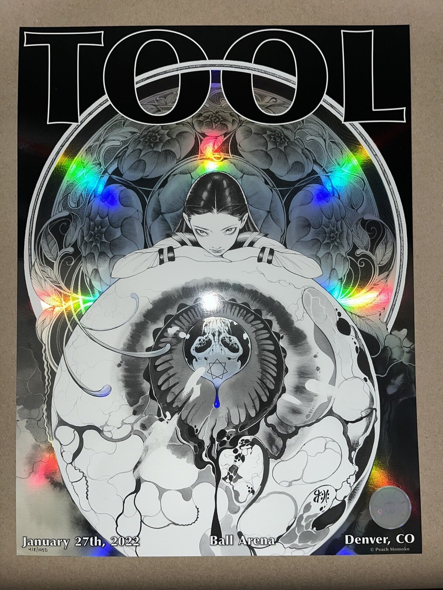 Tool Poster Ball Arena 1/27/22 Peach Momoko Denver Colorado | eBay