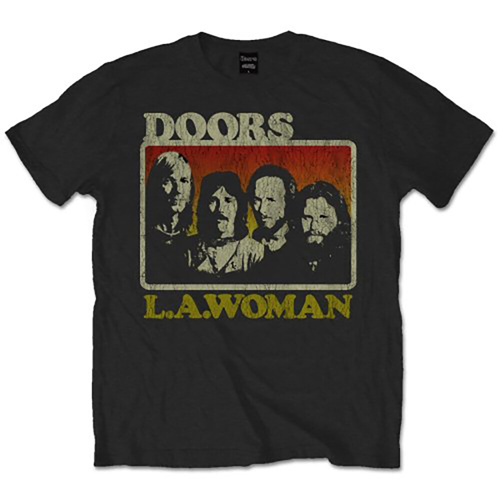The Doors T-Shirt LA Woman Jim Morrison Official Black New | eBay