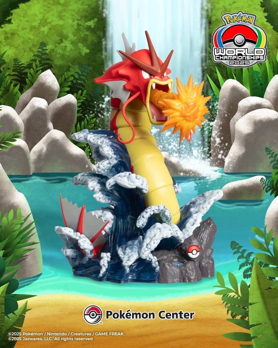 Shiny Gyarados Select Deluxe Figure Pokemon World Championship