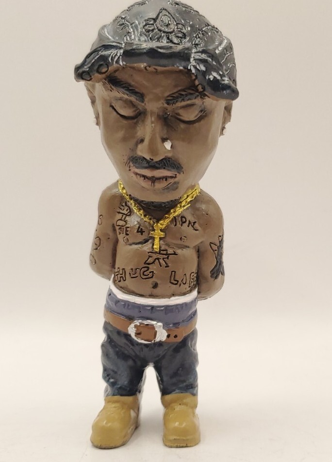 Rap Hip Hop Legend Tupac 2Pac Shakur Action Figure Ornament