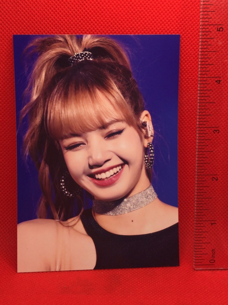 LISA BLACKPINK K-POP Japan photo card Korean Girl Idol very rare 6