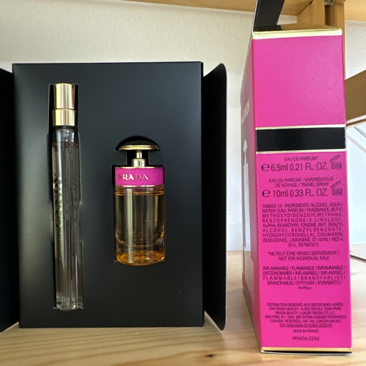Prada Candy 2 pc Mini Gift / Travel Set 6.5 ml +10ml EDP Dab-on | eBay