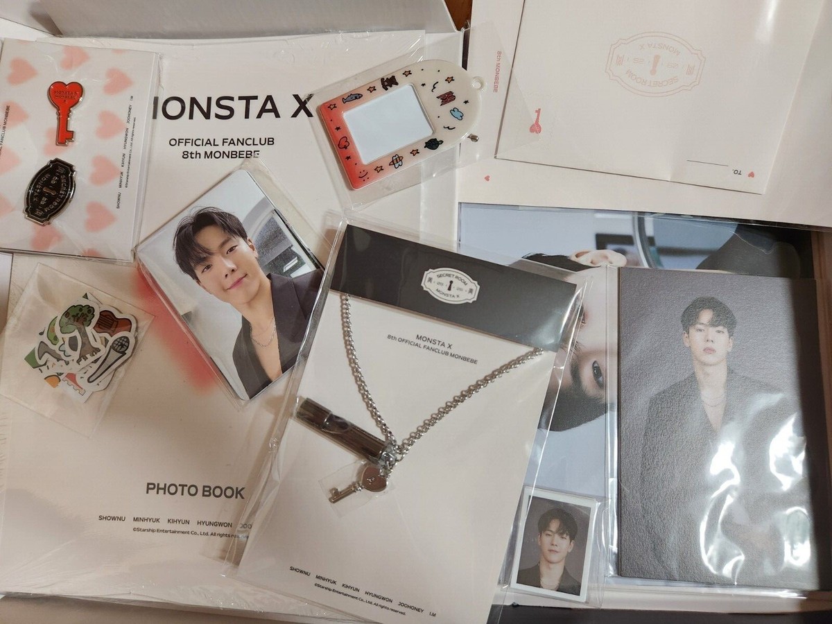 MONSTA X 8th official MONBEBE FANCLUB KIT Secret Room 0926 | eBay