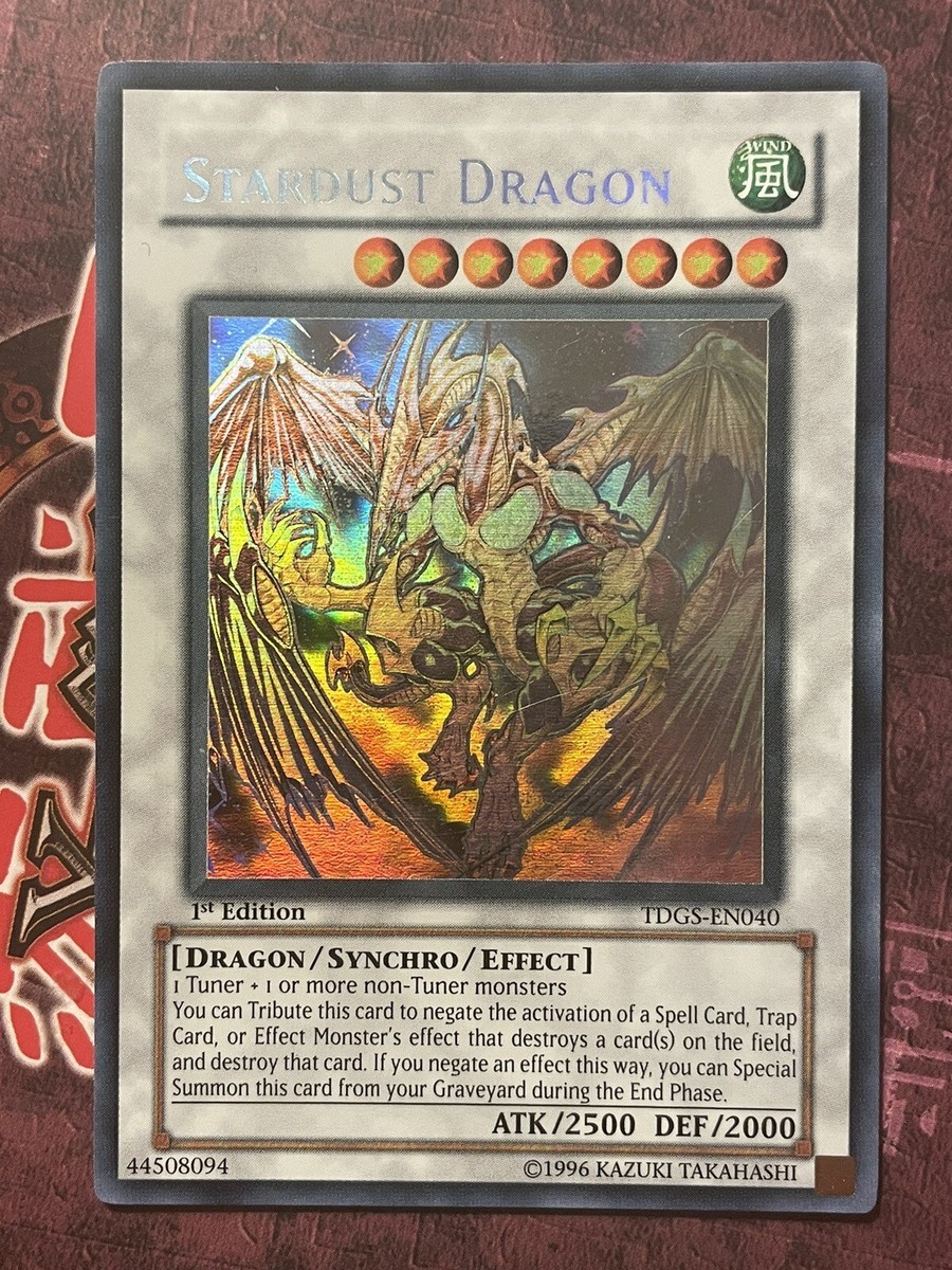 Stardust Dragon - TDGS-EN040 - Ghost Rare - 1st Edition - ENGLISH