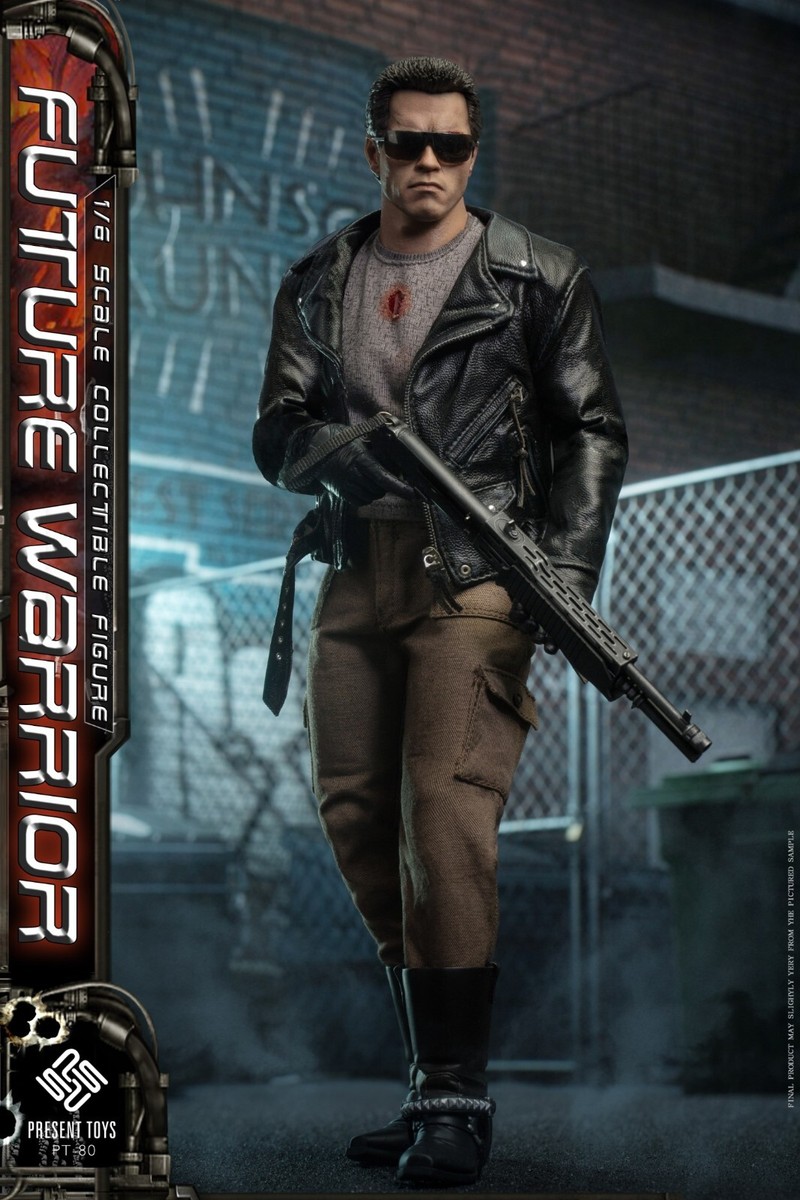Pre-order PRESENT TOYS PT-sp80 1/6 Future Warrior T800 Arnold