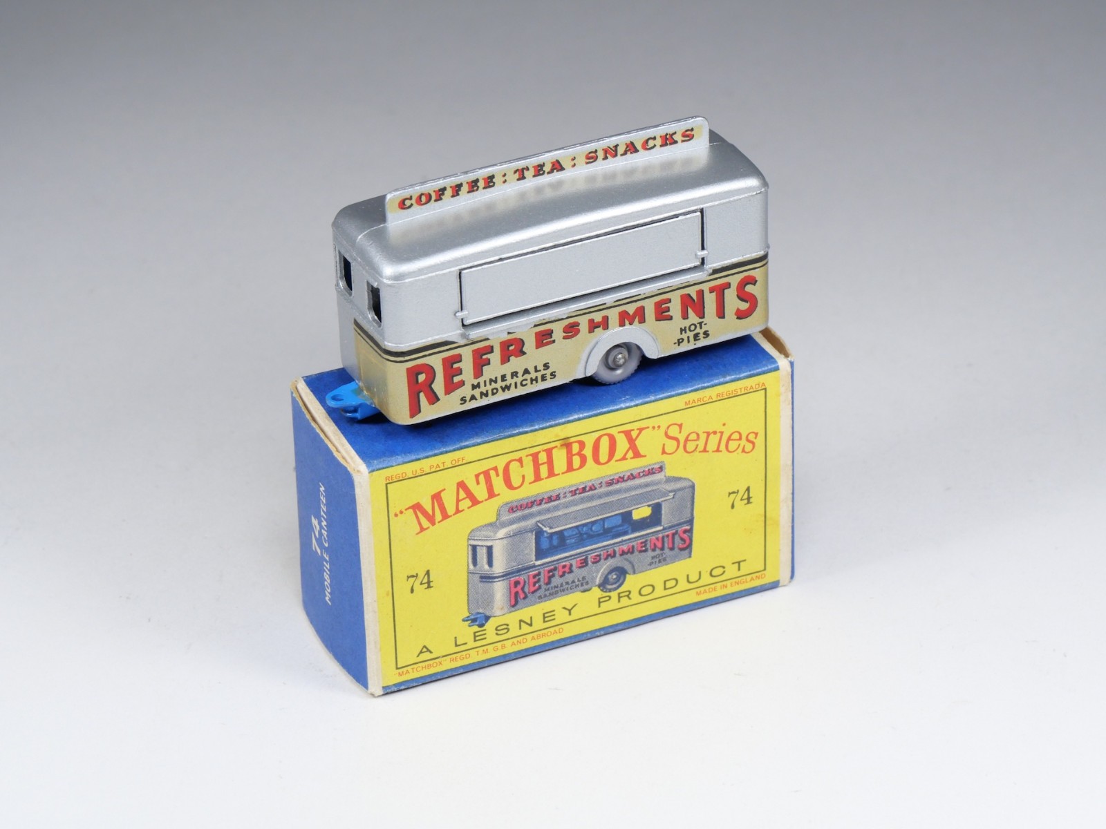 Matchbox 74a, Mobile Refreshments Bar - Free Price Guide & Review