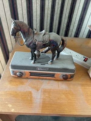 Abbotwares Standing Horse and Saddle Radio Bronze & Copper Vintage