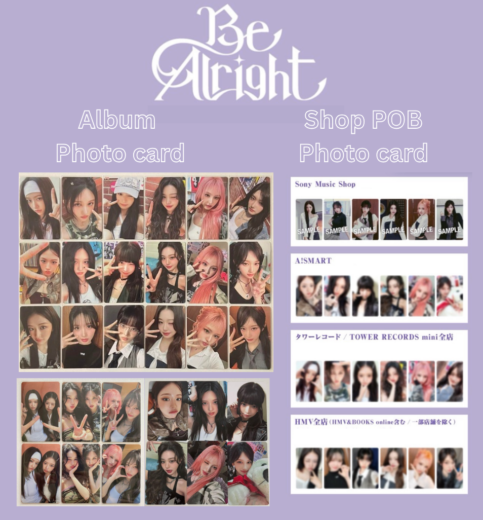 IVE JAPAN 3rd EP Be Alright Shop POB Lucky draw Shibuya HMV photo