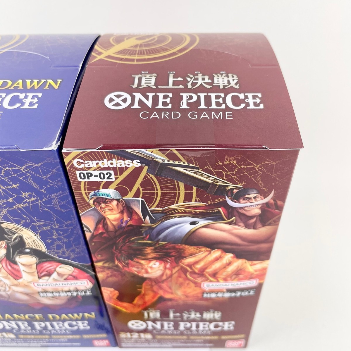 One Piece Card Game OP-01 OP-02 Booster Box Set Japanese Sealed