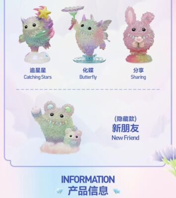 Genuine INSTINCTOY Monster Fluffy Fantasy Journey Series Confirmed