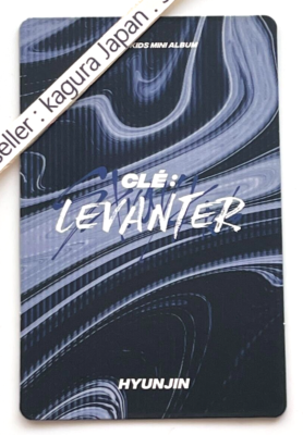 Stray Kids [Hyunjin] Cle : LEVANTER Limited ver. Official