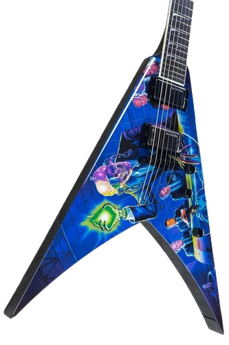 Greco Mini-Size Flying-V Guitar Michael Schenker Type Black