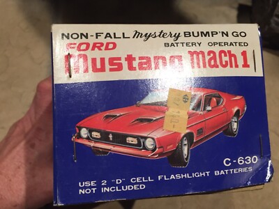 Vintage Boxed 71-73 Ford Mustang Mach 1 TAIYO Battery OP / Japan