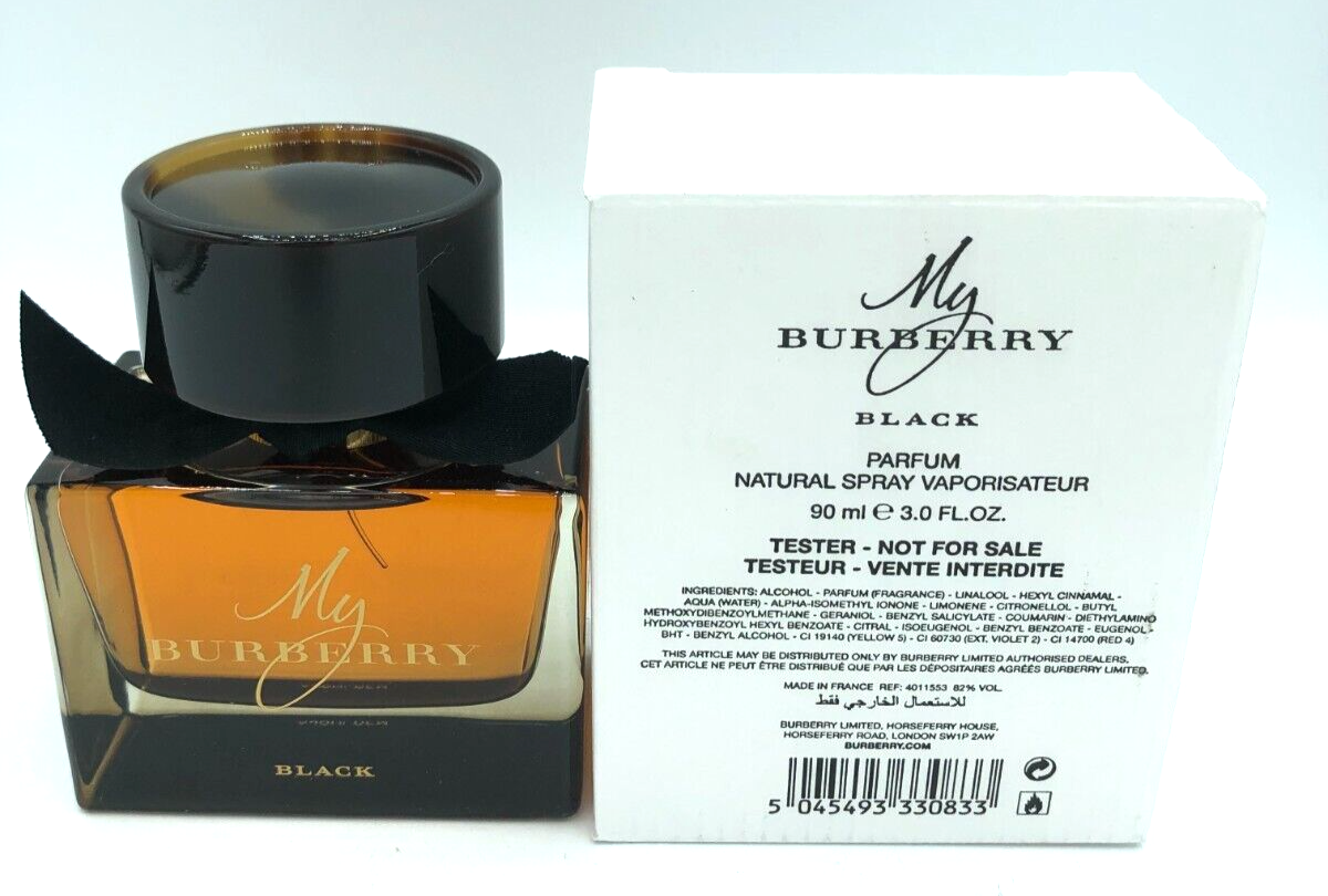 My Burberry Black Parfum Spray 3.0oz New In White Box As SEEN in