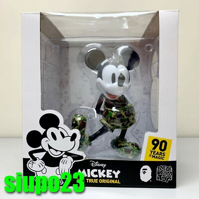 Medicom VCD A Bathing Ape Bape x Mickey Mouse Figure Full Set 3pcs