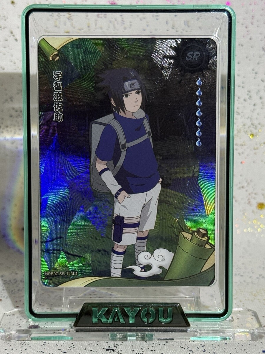Sasuke Uchiha NRB07-SR-143L2 Official Naruto Kayou Trading Card NM