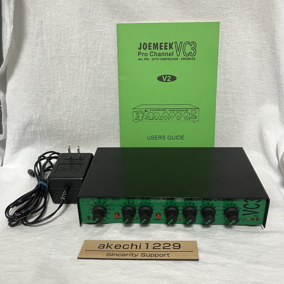 JOEMEEK VC3 V2 Pro channel Mic Pre Opto Compressor Enhancer Tested