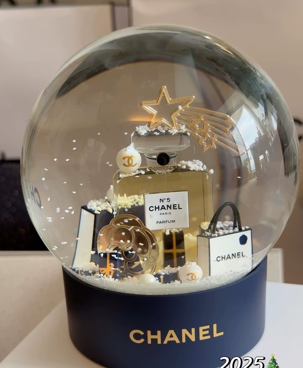 Chanel 2025 VIP Gift Crystal Ball Snow Globe New Limited Edition