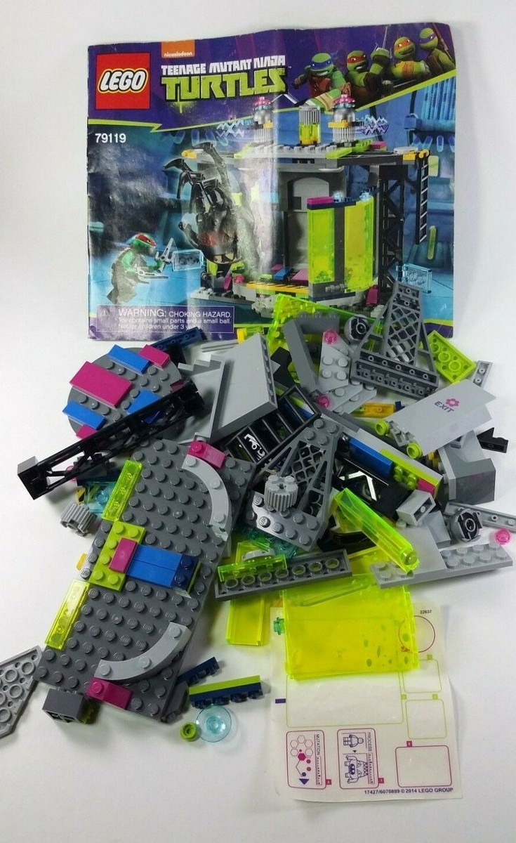 Lego Mutation Chamber Unleashed INCOMPLETE 79119 Teenage Mutant