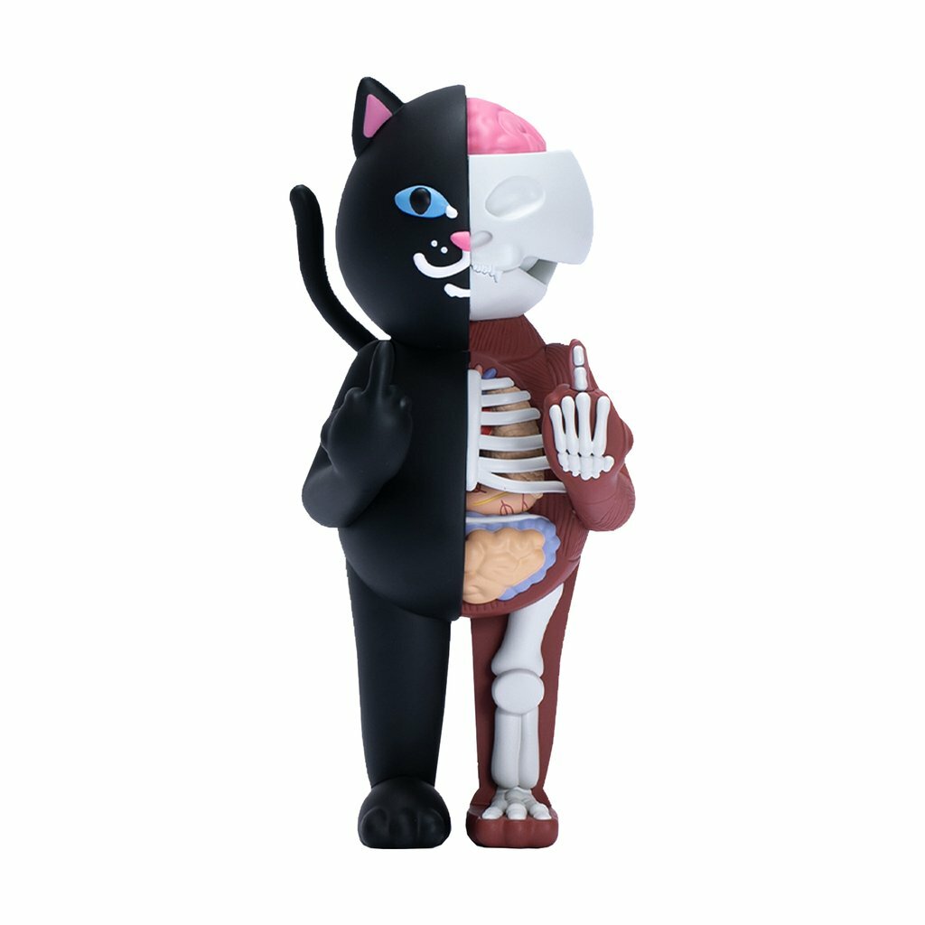 RipNDip Lord Nermal Cat 14” Vinyl Figure Black Red 500 Limited