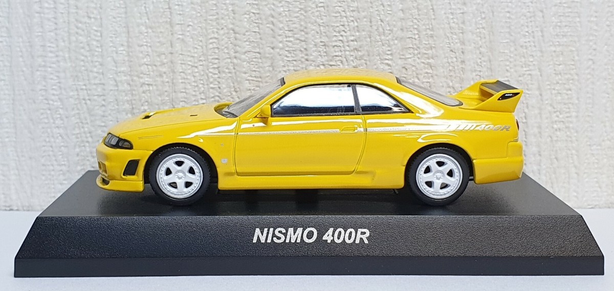 1/64 Kyosho NISSAN SKYLINE GT-R NISMO 400R YELLOW R33 diecast car