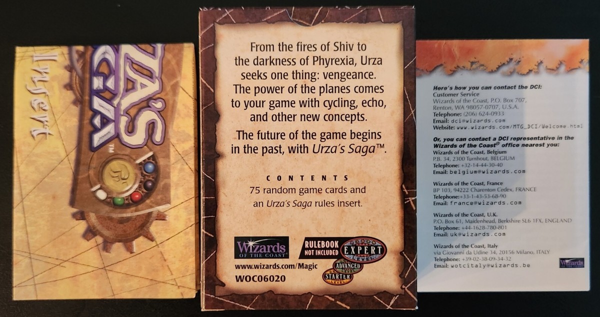MTG URZAS SAGA 未開封tombstone