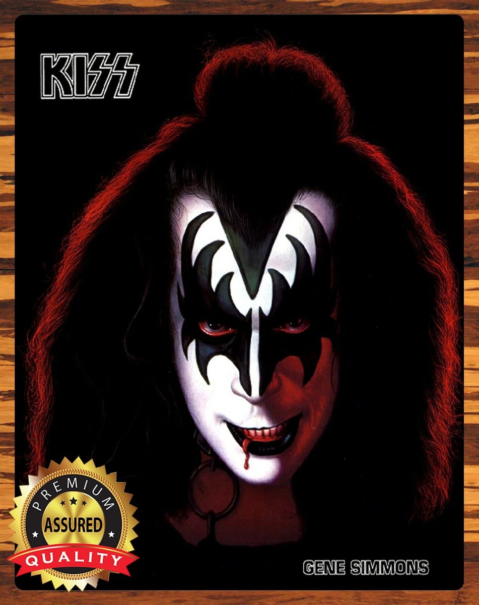 KISS - Gene Simmons - The Demon - Metal Sign 11 x 14 | eBay