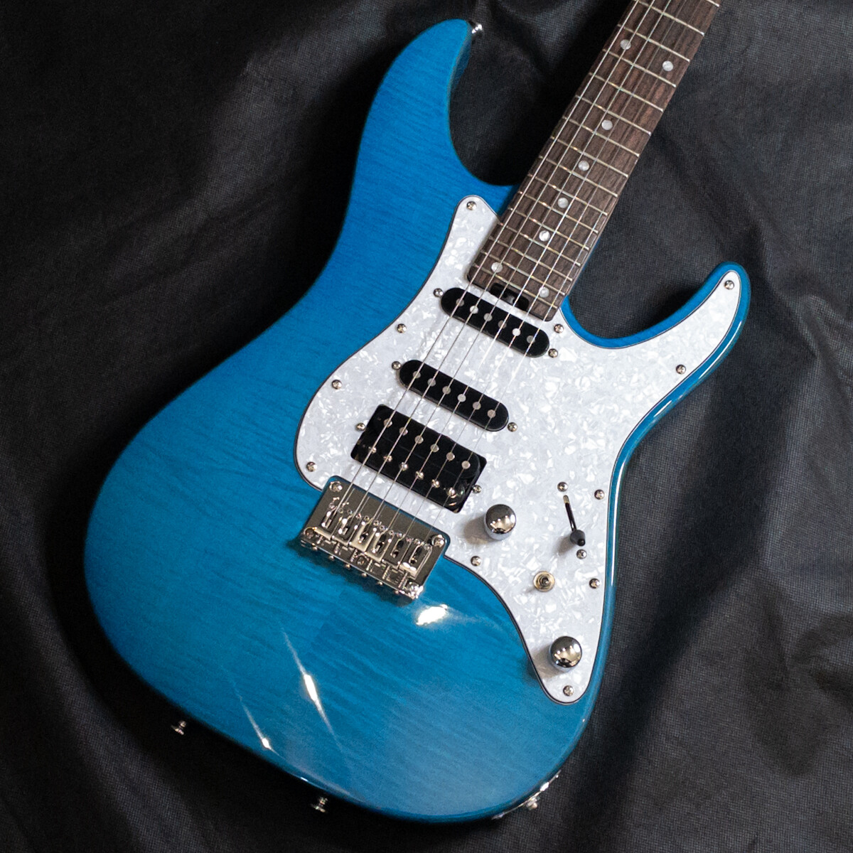 Electric Guitar Schecter OL-BH-FM-FXD/ILB JOL Series Indigo Light