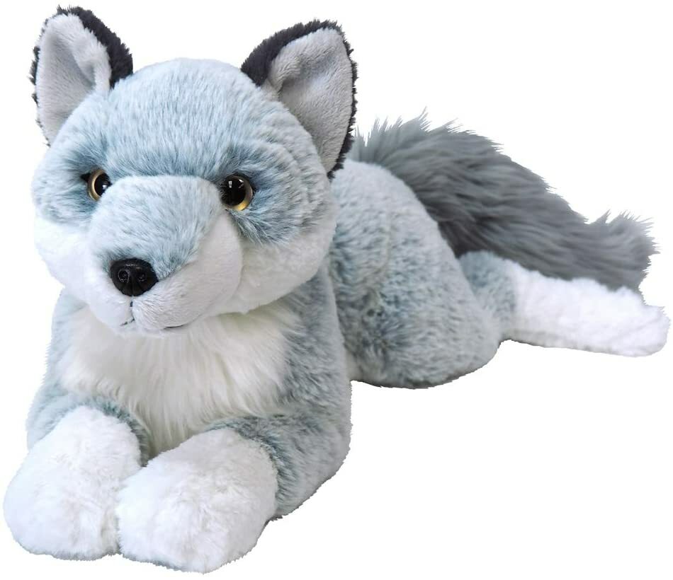 Sun Lemon Knee Wolf Size M Sunlemon Cuddly Plush Doll Fluffy Wolf