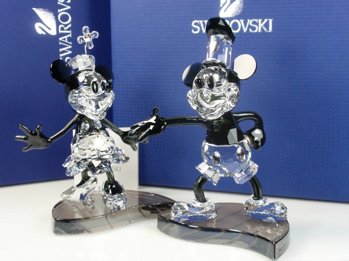 Swarovski Mickey Minnie Mouse Disney Steamboat Willie Limited 2013