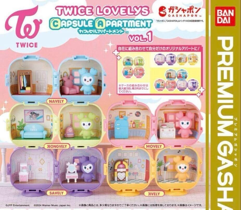 TWICE LOVELYS CAPSULE APARTMENT vol.1 vol.2 Complete set of 10