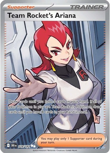 PSA 10 Rocket's Ariana Special Illustration #237 2025 Destined