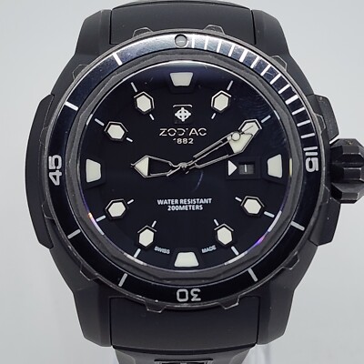 Zodiac ZMX-06 Sea Dragon 52mm Auto Black Dial 200M Limited Edition