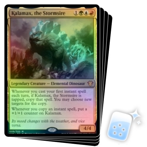 FOIL KALAMAX, THE STORMSIRE X4 Commander 2020 Magic MTG MINT CARD