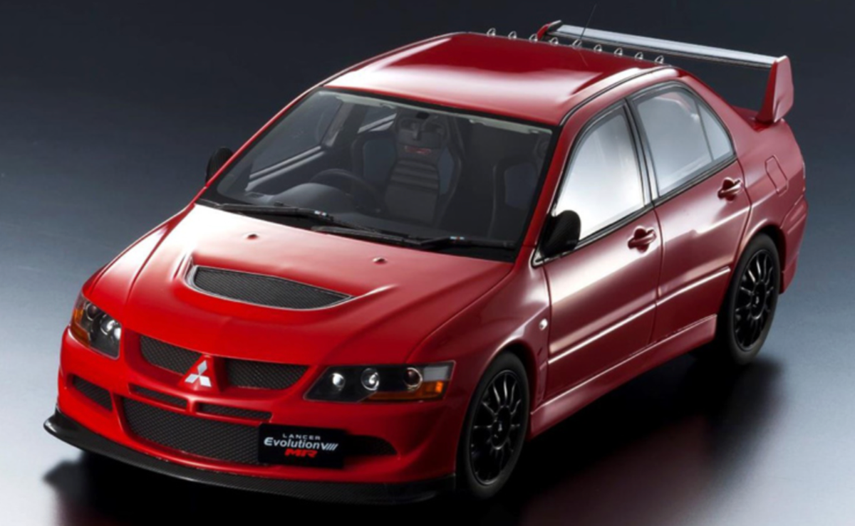 RARE* OTTO 1/18 Mitsubishi Lancer Evolution 8 MR EVO 8 EVO VIII FQ
